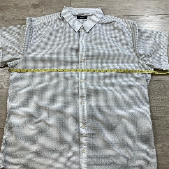 Theory Coppolo Durhem Button Front Short Sleeve Shirt - Picture 11 of 11